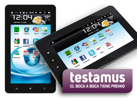 ¡Llévate una tablet gracias a Testamus!