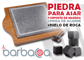 Piedra para asar + Hielo de roca
